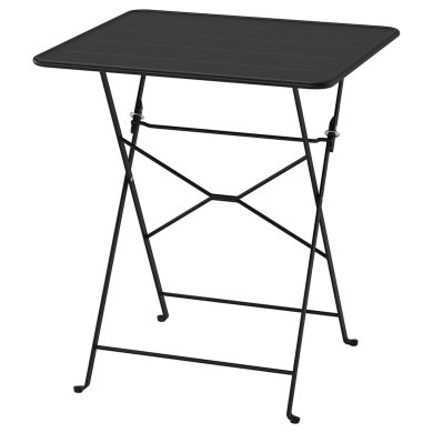 IKEA УЦЕНКА Складной садовой стол SUNDSO Черный brak/90575507