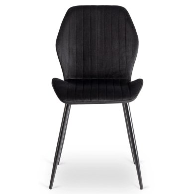 Обеденный стул Mebel Elit LILAC Welur Черный - 2 Обеденный стул Mebel Elit LILAC Welur Черный ME.LILAC/CZ/V/K фото - 2