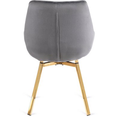 Обідній стілець поворотний Mebel Elit MIA Сірий - 5 Обідній стілець поворотний Mebel Elit MIA Сірий ME.MIA/P/ZL/V/K фото - 5