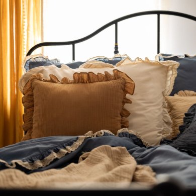 Комплект постільної білизни Homla MOISES 160x200 см Блакитний 213548 фото - 6