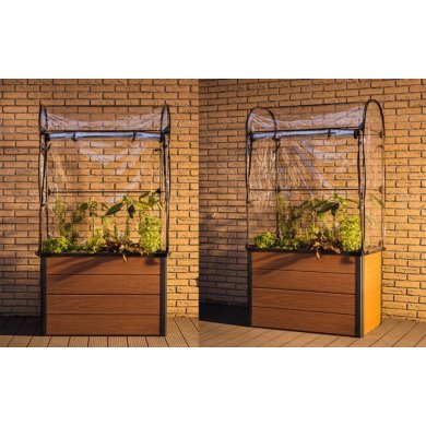 Парник теплиця Keter MAPLE 99х58х185 см Коричневий 249295 фото - 5