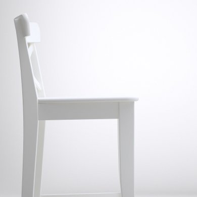 Барный стул INGOLF Белый - 9 IKEA Барный стул INGOLF Белый (ИКЕА ИНГОЛЬФ) 10122647 фото - 9
