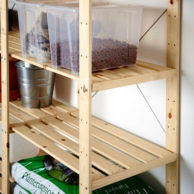 IKEA Стеллаж HEJNE Дерево (ИКЕА HEJNE) 49046978 фото - 8