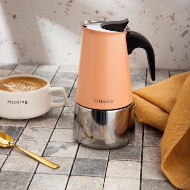 Кофеварка Homla ASTAR MOKKA 300 мл Розовый 233444 фото - 7