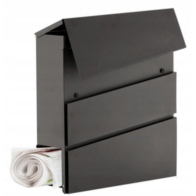 Почтовый ящик Chomik PARROT 37x10,5х37 см Антрацит TIS3449