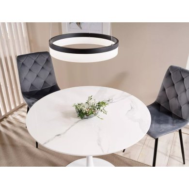 Обеденный стол Signal ESPERO Ceramic Marmur Белый ESPEROCB90 фото - 5
