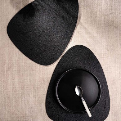 Набір сервірувальних килимків Homla FEMELO 30x38 см 2 шт Чорний 242226 фото - 4