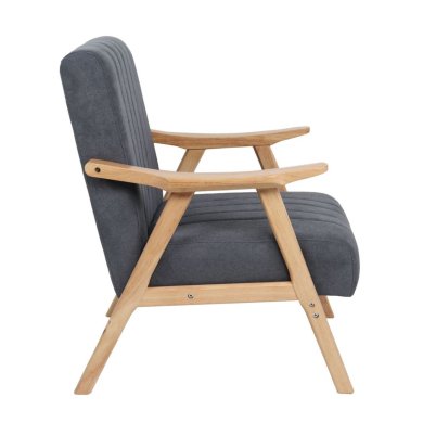 Кресло мягкое Homla TERRA Темно-серый 213197 фото - 3