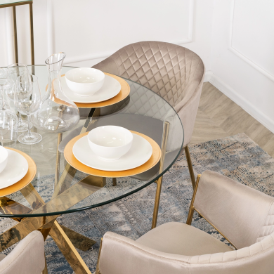 Обідній стілець Mebel Elit INNES Welur Бежевий ME.INNES/BZ/ZL/V/K фото - 7