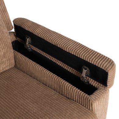 Кресло мягкое раскладное массажное с реклайнером Mebel Elit SEBASTIAN Velvet Коричневый ME.SEBASTIAN/BR/SZTR/FW фото - 11