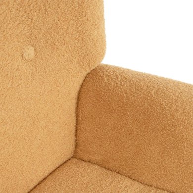 Кресло мягкое Homla MOSS TEDDY BOUCLE Желтый 209870 фото - 5