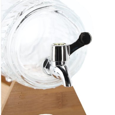 Диспенсер для напитков Chomik БОЧКА 1 л Прозрачный ZIX5704 фото - 6