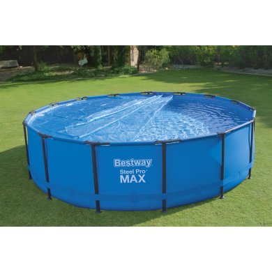 Теплозберігаюче покриття (солярна плівка) для басейну Bestway 417 см Синій - 7 Теплозберігаюче покриття (солярна плівка) для басейну Bestway 417 см Синій BES58252 фото - 7