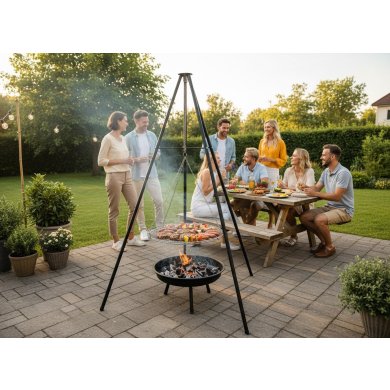 Вугільний гриль Garden Line BBQ0162 Чорний BBQ0162 фото - 2