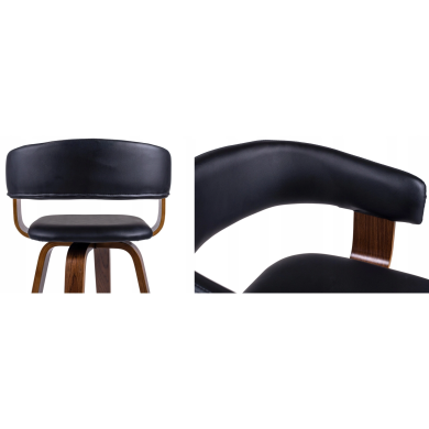 Барний стілець Mebel Elit LUIZJANA Чорний - 12 Барний стілець Mebel Elit LUIZJANA Чорний ME.LUIZIANA/CZ/O/E/DG/H фото - 12