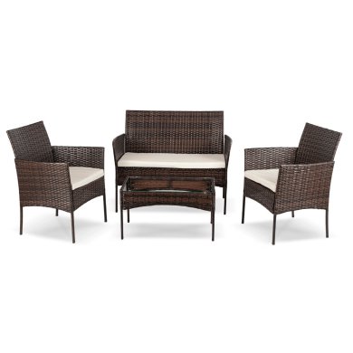 Комплект садових меблів Mebel Elit MISSISIPI Коричневий ME.MISSISIPI/BR/RT/OGR/ZES фото - 2