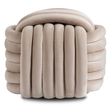 Пуф Mebel Elit MAGMA Welur Кремовый ME.MAGMA/KR/V/PUF фото - 3