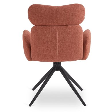 Обеденный стул поворотный Mebel Elit ALVARO Рыжий ME.ALVARO/RD/T/K фото - 4