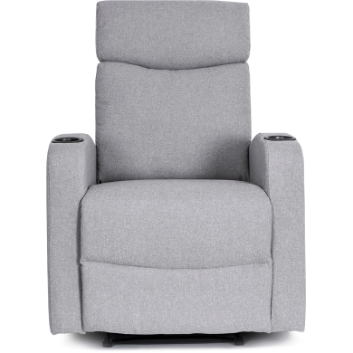 Кресло мягкое раскладное с реклайнером Mebel Elit ALAN Серый ME.ALAN2/P/T/FW фото - 3