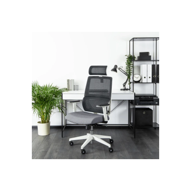 Кресло поворотное Mebel Elit NICKI | Серый - 8 Кресло поворотное Mebel Elit NICKI | Серый ME.NICKI/B/P/T/FO фото - 8