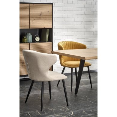 Обідній стілець Halmar K496 Бежевий - 11 Обідній стілець Halmar K496 Бежевий V-CH-K/496-KR-C.BEŻOWY фото - 11