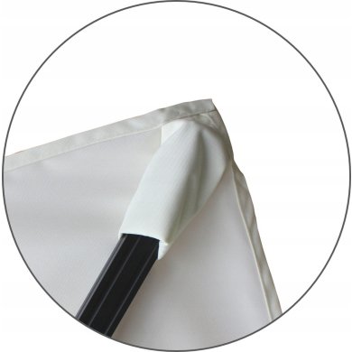 Садова парасоля з чохлом і LED підсвіткою Garden Line ROMA 300х400 см Бежевий GAO1589 фото - 7