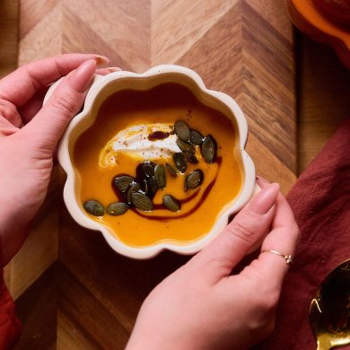 Сервировочная миска с крышкой Homla PUMPKIE 400 мл Кремовый 230760 фото - 5