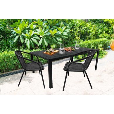 Садовий стіл Kontrast ALLEN 130 Чорний 5.04.212542 фото - 7