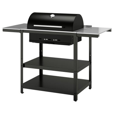 IKEA Вугільний гриль GRILLSKAR Чорний (ИКЕА ГРИЛЬСКАР) 99495224