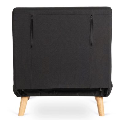 Кресло мягкое раскладное Mebel Elit MARRY Черный - 8 Кресло мягкое раскладное Mebel Elit MARRY Черный ME.MARRY/CZ/DNAT/T/FW фото - 8