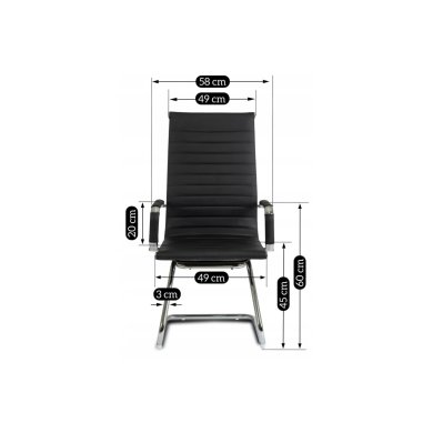 Офісне крісло Mebel Elit VEGA Чорний - 10 Офісне крісло Mebel Elit VEGA Чорний ME.VEGA/CZ/E/K фото - 10