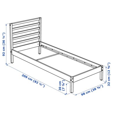 IKEA Кровать TARVA (ИКЕА ТАРВА) 30261270 фото - 18