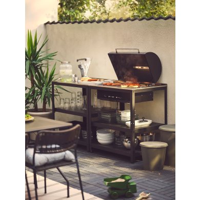 IKEA Садовый стул LACKO Темно-серый (ИКЕА ЛАКО) 39435191 фото - 5