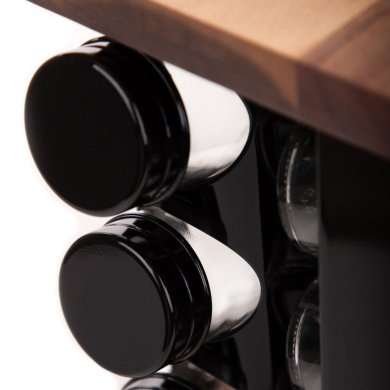 Набір для спецій Homla LENNE Чорний - 7 Набір для спецій Homla LENNE Чорний 231601 фото - 7