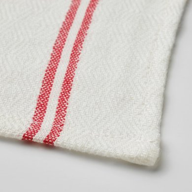 IKEA Кухонний рушник HILDEGUN 45x60 см Білий (ИКЕА HILDEGUN) 00484007 фото - 4
