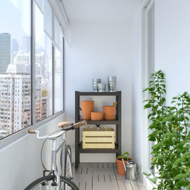 IKEA Стеллаж BROR Черный (ИКЕА BROR) 39272641 фото - 2