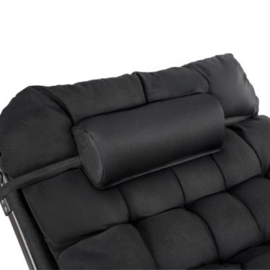 Складной шезлонг Mebel Elit SATURN Черный ME.SATURN/CZ/T/LOZ фото - 9