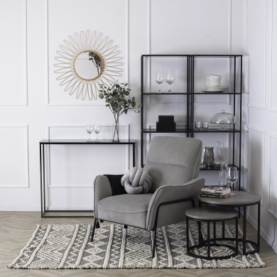 Кресло мягкое Mebel Elit ALBERTO Серый ME.ALBERTO/P/T/FW фото - 6