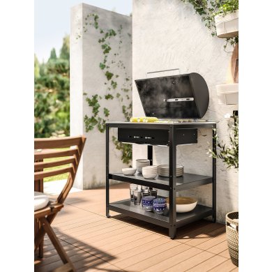 Угольный гриль GRILLSKAR Черный - 13 IKEA Угольный гриль GRILLSKAR Черный (ИКЕА ГРИЛЬСКАР) 30471447 фото - 13