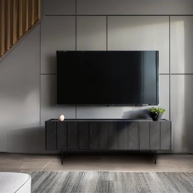 Тумба під ТВ Mebel Elit BERGAMO Чорний - 5 Тумба під ТВ Mebel Elit BERGAMO Чорний ME.BERGAMO/CZ/RTV фото - 5