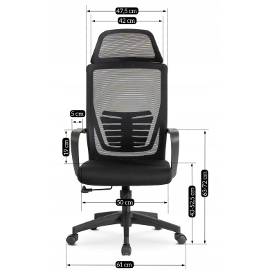 Офісне крісло Mebel Elit DESON Чорний - 13 Офісне крісло Mebel Elit DESON Чорний ME.DESON/CZ/T/FO фото - 13