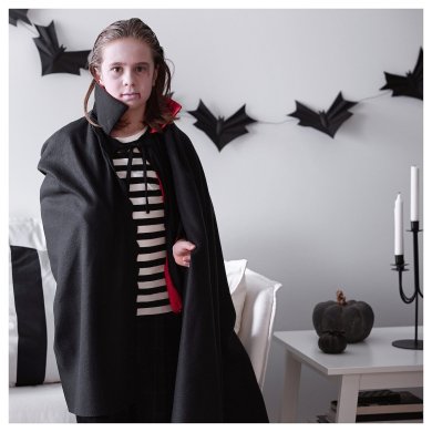 IKEA Плед HOSTAGILLE 120х160 см Чорний (ИКЕА ХОСТАГИЛЬ) 80575503 фото - 2