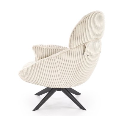Кресло мягкое поворотное Halmar MERRY 2 Кремовый V-CH-MERRY_2-FOT-KREMOWY фото - 3