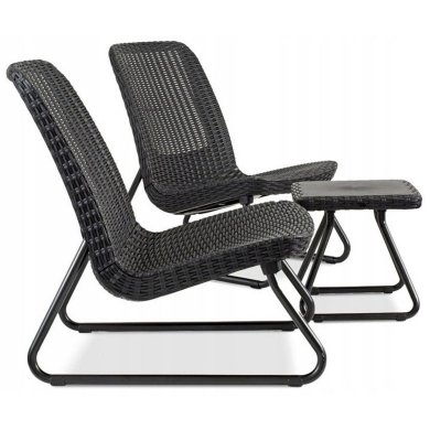 Комплект садових меблів Keter RIO PATIO Графіт 211429 фото - 3