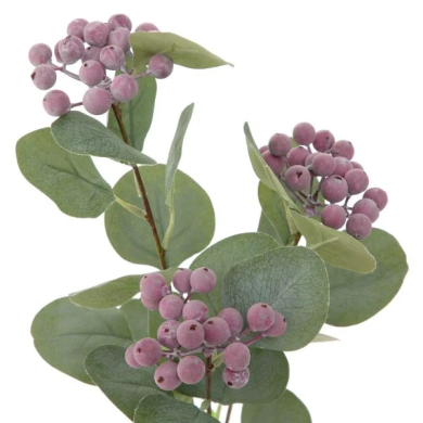 Искусственная ветка Homla MIRTELO 60 см | Зеленый / Фиолетовый 218339 фото - 2