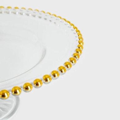 Тортовница Homla GOLDEN BALLS 26 см Прозрачный 240951 фото - 2