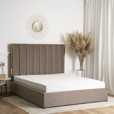 Ліжко Mebel Elit EMILIO Welur 160x200 см Бежевий - 7 Ліжко Mebel Elit EMILIO Welur 160x200 см Бежевий ME.EMILIO/160/BZ/V/LOZ фото - 7