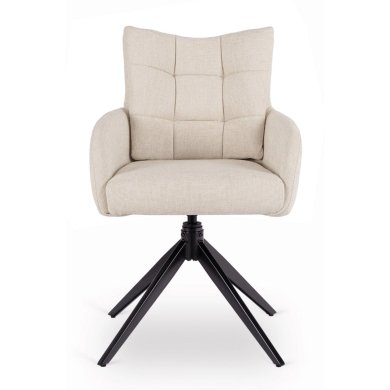 Обеденный стул поворотный Mebel Elit JULY Кремовый ME.JULY/KR/T/K фото - 2