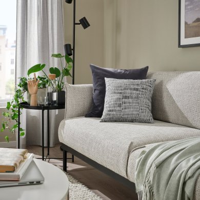 Декоративна подушка JORDKASTANJ 40х40 см Сірий - 2 IKEA Декоративна подушка JORDKASTANJ 40х40 см Сірий (ИКЕА ЙОРДКАСТАНЬ) 80587921 фото - 2