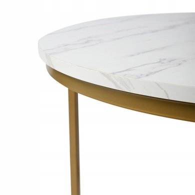 Комплект журнальных столов Kontrast SK116MB Marmur 2 шт Белый - 4 Комплект журнальных столов Kontrast SK116MB Marmur 2 шт Белый 6.06.14751 фото - 4